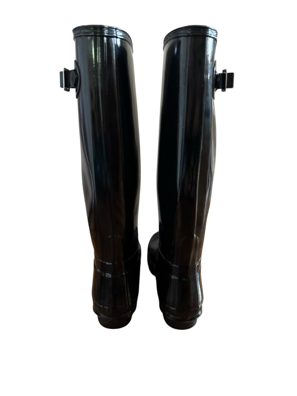Women’s Hunter Black Tall Rain Boots - Picture 4 of 9